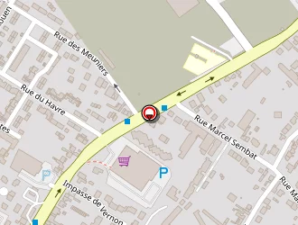 Carte de Aldi Marché à Mantes-la-ville