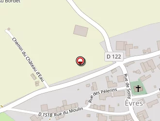 Carte de Fevez Clément à Èvres