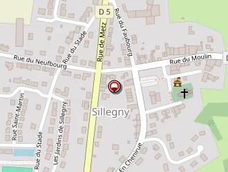 Carte de Fréville à Sillegny