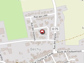 Carte de Ecole Maternelle à Béchy