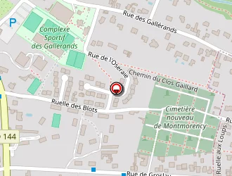 Carte de Funérarium à Montmorency