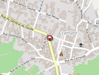 Carte de Café Du Centre à Cramant