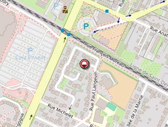 Carte de Sanier-torre Evelyne à Ermont