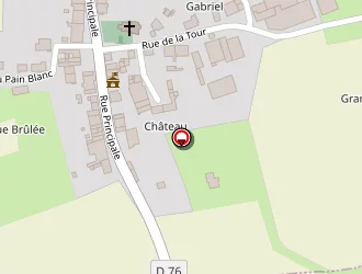 Carte de Salle Des Fêtes à Thicourt