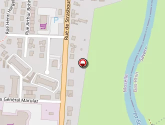 Carte de Peugeot Garage Amegee à Sarralbe