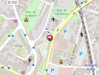 Carte de Kome Salon & Spa Aveda à Ermont