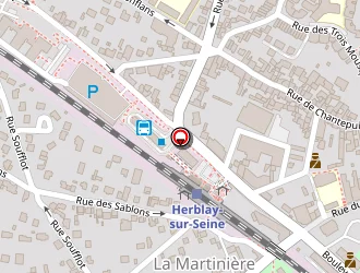 Carte de Ecole Privée Jeanne D'arc à Herblay