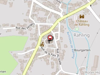 Carte de Granulorraine à Rahling