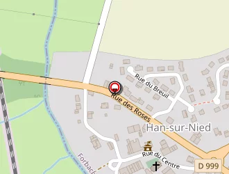 Carte de Ecole à Han-sur-nied