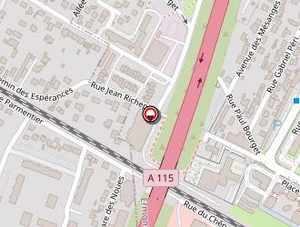 Carte de Centre Des Finances Publiques à Ermont