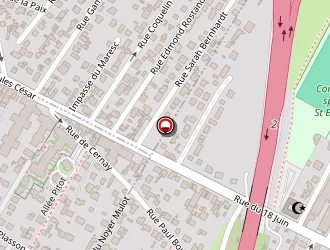 Carte de La Poste à Ermont