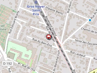 Carte de Le Moing Incendie à Ermont