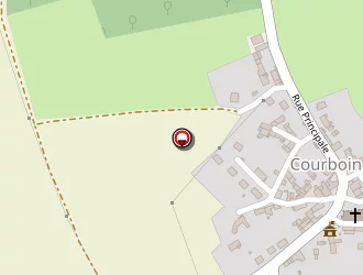 Carte de Terrain De Pétanque à Courboin