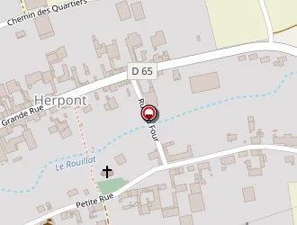 Carte de Saint Juvin Robert à Herpont