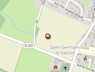 Carte de La Poste à Saint-germain-le-vasson