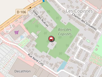 Carte de Décathlon à Herblay