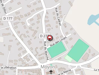 Carte de Coccimarket à Moyon