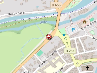 Carte de Gymnase De L'albe à Sarralbe