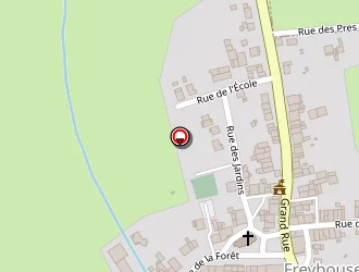 Carte de Salle Des Fetes à Freybouse