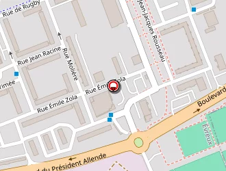 Carte de Gymnase Maxime Marchand à Évreux