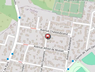 Carte de E.c.r.c à Thillay (le)