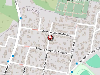 Carte de Glv à Thillay (le)