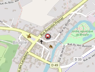 Carte de Cottereau Sorieul à Broglie