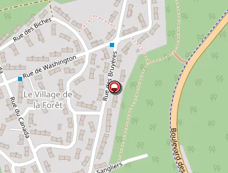 Carte de Gymnase Du Canada à Évreux