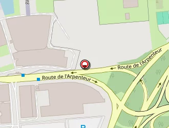 Carte de Dhl Express à Roissy-en-france