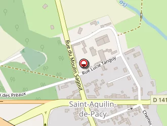 Carte de Dechetterie à Saint-aquilin-de-pacy