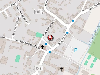 Carte de Berand à Juilly