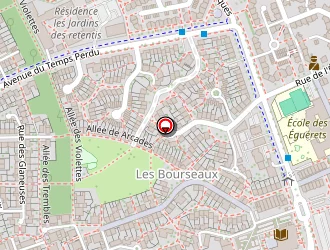 Carte de Courteille à Jouy-le-moutier