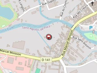 Carte de Mazaubert à Saint-aquilin-de-pacy