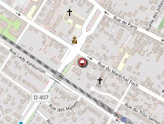 Carte de Jean Béatrice à Taverny