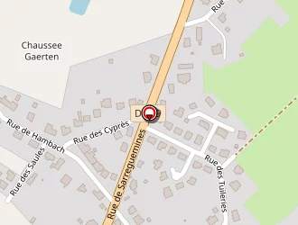 Carte de Zimmer à Herbitzheim