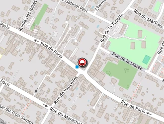 Carte de La Tribune à Taverny