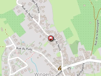 Carte de Anneau Rouge à Wingen