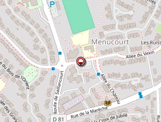 Carte de La Poste à Menucourt