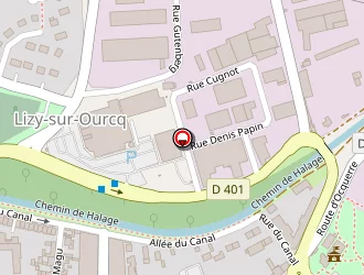 Carte de Mondecor à Lizy-sur-ourcq