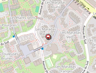 Carte de Ecole Les Touleuses à Cergy