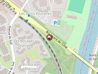 Carte de Vfm Avocats à Pontoise