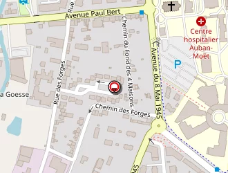 Carte de Café Des Sports à Épernay