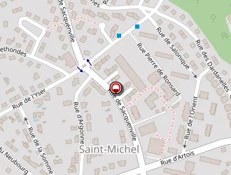 Carte de Saint Michel Fleurs à Évreux