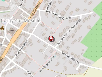 Carte de Fontaine Georges à Corny-sur-moselle