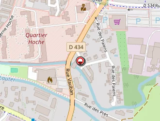 Carte de Hôtel Weiss à Wissembourg