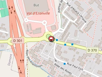 Carte de Lps à Ézanville