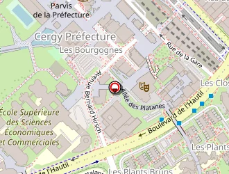 Carte de Tiscornia Brigitte à Cergy