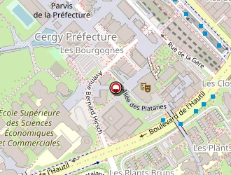 Carte de Cergy Tokyo à Cergy