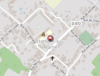 Carte de Médiathèque à Étampes-sur-marne