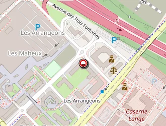 Carte de Tribunal Administratif à Cergy